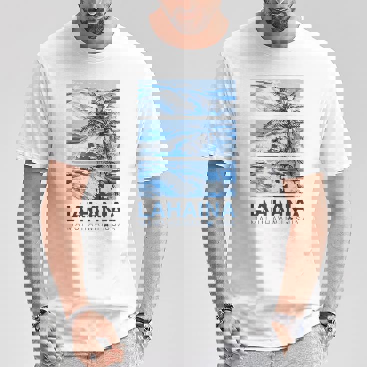 ハワイ ラハイナ マウイ ハワイアン Tシャツ 面白い贈り物
