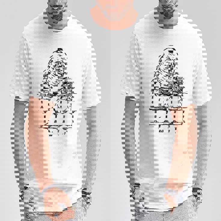 ハンプティ・ダンプティ・ウォール Tシャツ 面白い贈り物