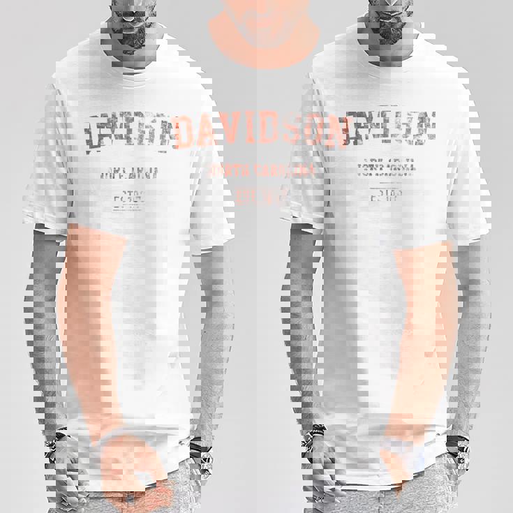 ハーレーダビッドソン ノースカロライナ アンティーク調 テキスト スポーツスタイル 長袖tシャツ Tシャツ 面白い贈り物