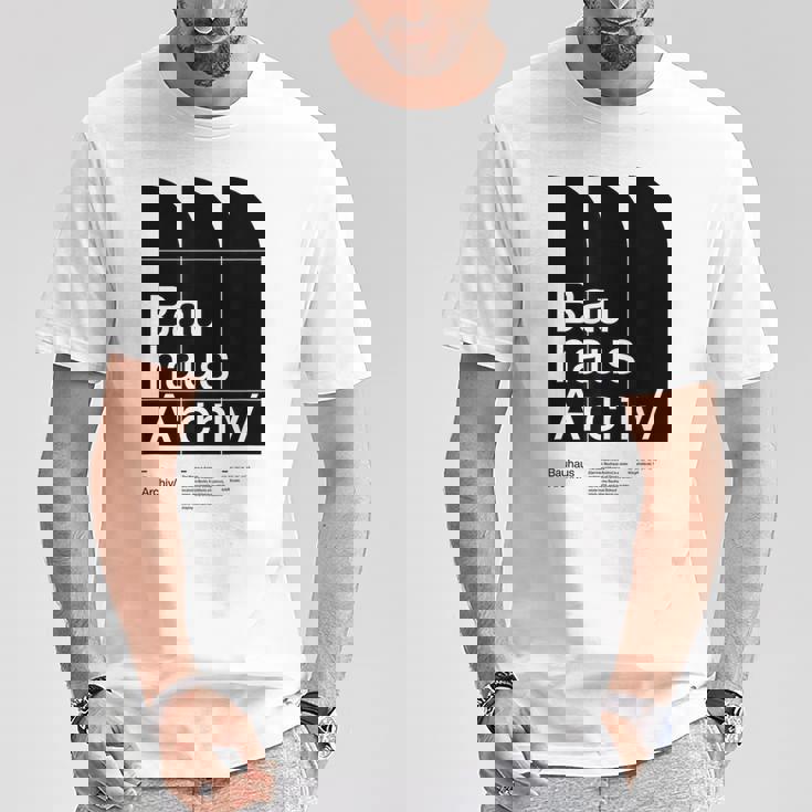 バウハウスアーカイブ – モダニストベルリンデザイン Tシャツ 面白い贈り物
