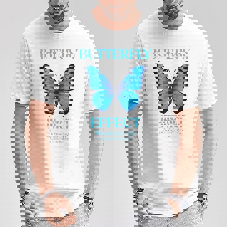 バタフライエフェクトtシャツ バックプリント テクノフェスティバル Tekk Tシャツ 面白い贈り物