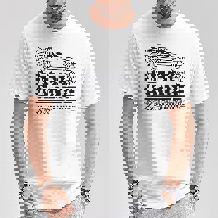 バック・トゥ・ザ・フューチャー Time Machine Future Changer Retro Tシャツ 面白い贈り物