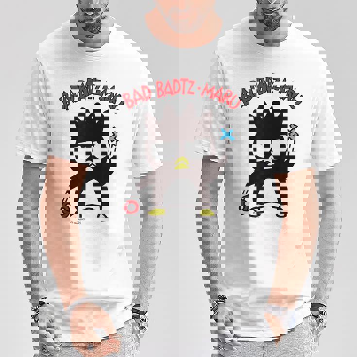 バッドバツ丸 まるばつジャッジ ライトカラー Tシャツ 面白い贈り物