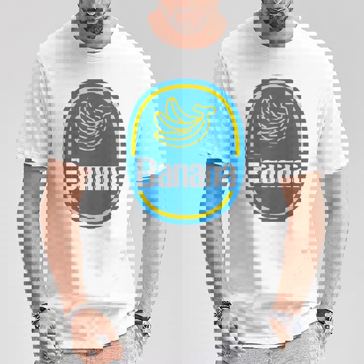 バナナ ステッカー フルーツ レイジー ハロウィン コスチューム Tシャツ 面白い贈り物