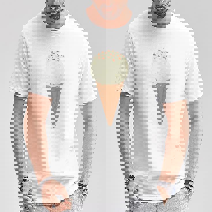 バニラアイスクリーム Tシャツ 面白い贈り物