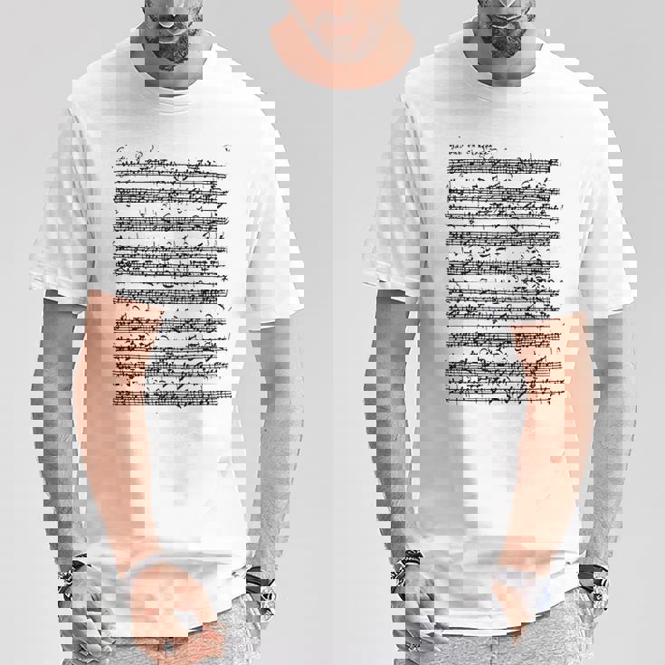 パルティータ ホ長調 ガヴォッテ ソロ ヴァイオリン ヨハン・セバスティアン・バッハ Tシャツ 面白い贈り物