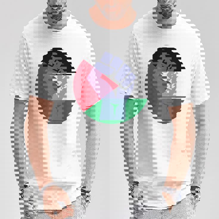 パレスチナ製フリーパレスチナスタンド Tシャツ 面白い贈り物