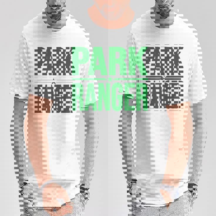 パークレンジャーパークランドワイルドライフフォレスト法執行機関 Tシャツ 面白い贈り物