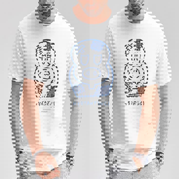 ヒョウタンツギ 和柄パッチ Ctezuka Productions Tシャツ 面白い贈り物