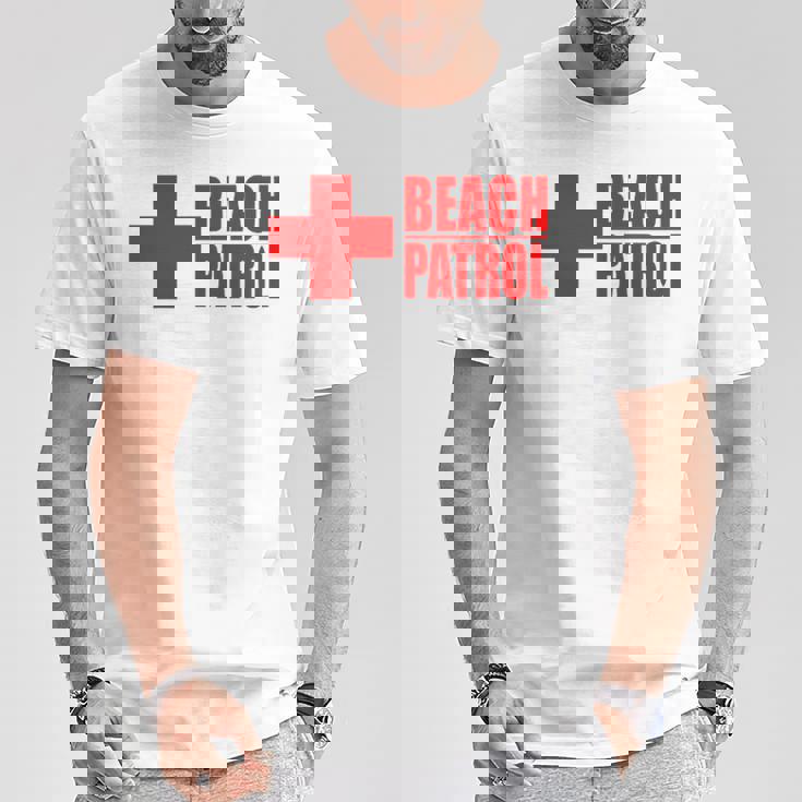 ビーチパトロール ライフガード サーフ レスキュー Tシャツ 面白い贈り物