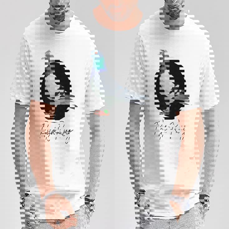 ピジョン レーシング コロンボフィール ダイヴェンスポーツ タウベンチュヒター ピジョン Tシャツ 面白い贈り物