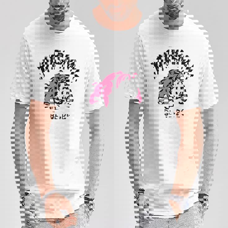 ピンクブルドッグ Tシャツ 面白い贈り物