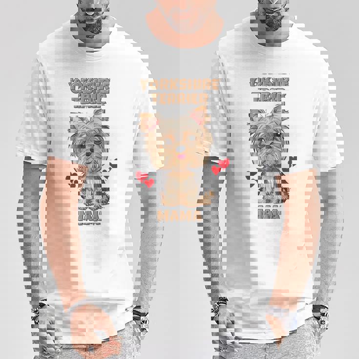 ファニーヨークシャーテリアtシャツ Tシャツ 面白い贈り物