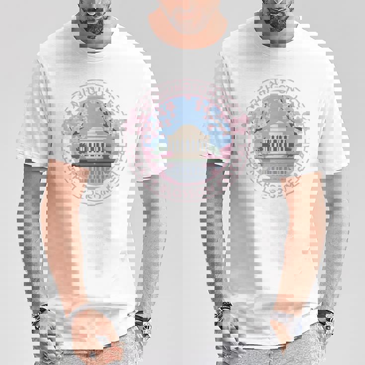 フェスティバル 桜 ワシントンdc 長袖tシャツ Tシャツ 面白い贈り物