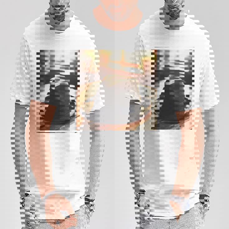 フェドーラ・ハット 長袖tシャツ Tシャツ 面白い贈り物