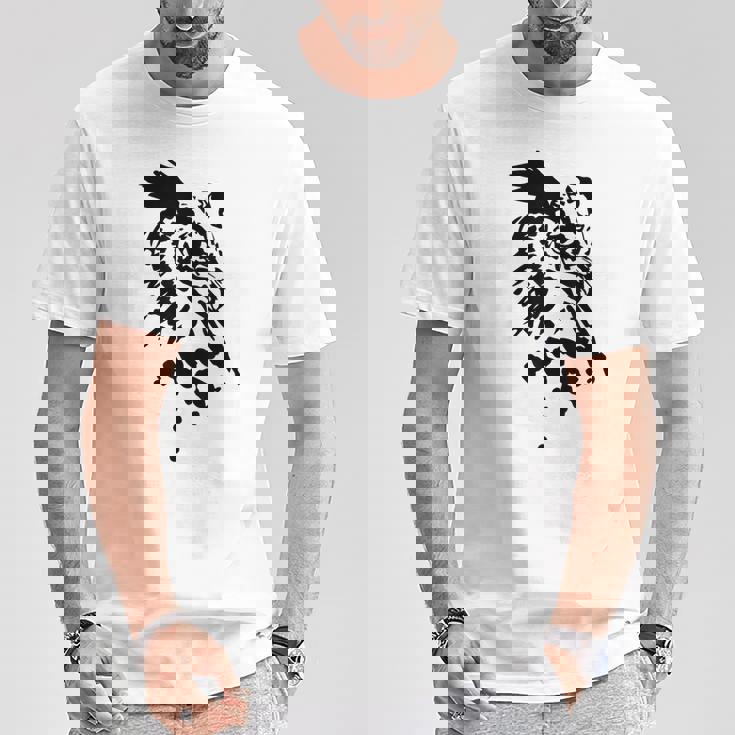 フクロウ -ブラックホワイト-クールな女性男性子供動物 Owl Tシャツ 面白い贈り物