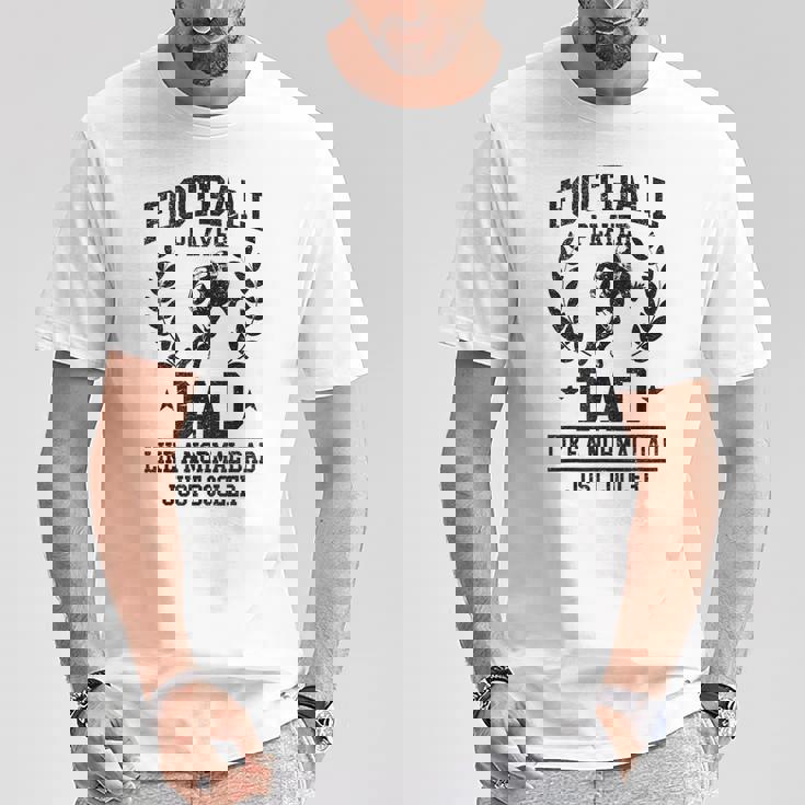 フットボール選手 お父さんみたいな 普通のお父さん ただクーラー Tシャツ 面白い贈り物