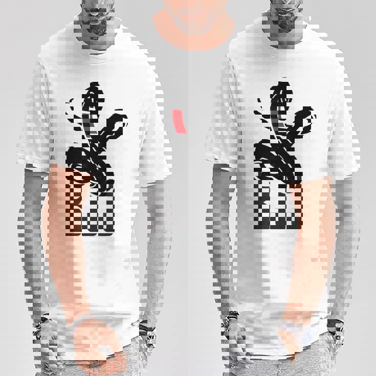 ブラジリアン柔術マンバ蛇 Bjjブラックベルト Tシャツ 面白い贈り物