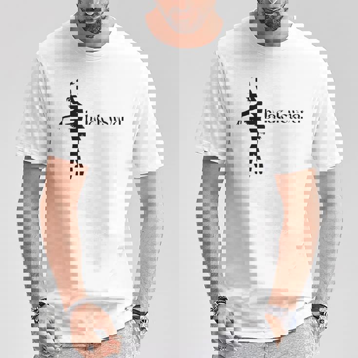 ブラックスワンレイクバレエバレリーナポワントダンスダンサーグラフィック Tシャツ 面白い贈り物