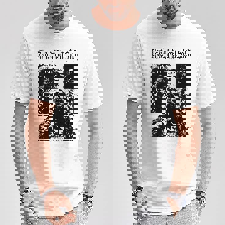 ブラックメタル ナマケモノ 笑える 邪悪 フェス バンド コンサート Metalloth Music Tシャツ 面白い贈り物