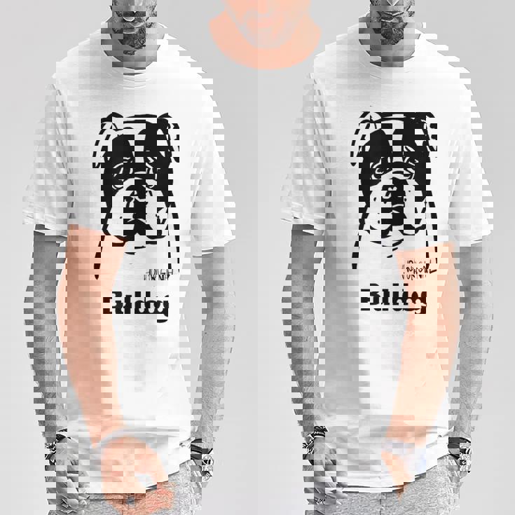 ブルドッグ Tシャツ 面白い贈り物