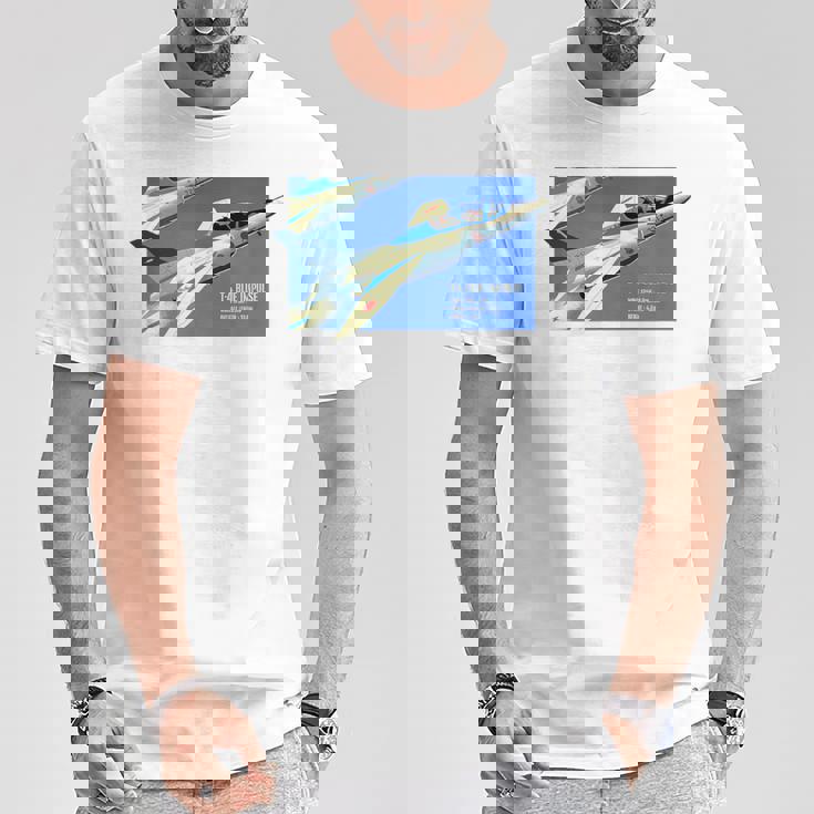 ブルーインパルス Photo-Like Illustration（カラー） Tシャツ 面白い贈り物