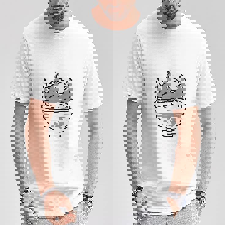 プテラノ丼 長袖tシャツ Tシャツ 面白い贈り物