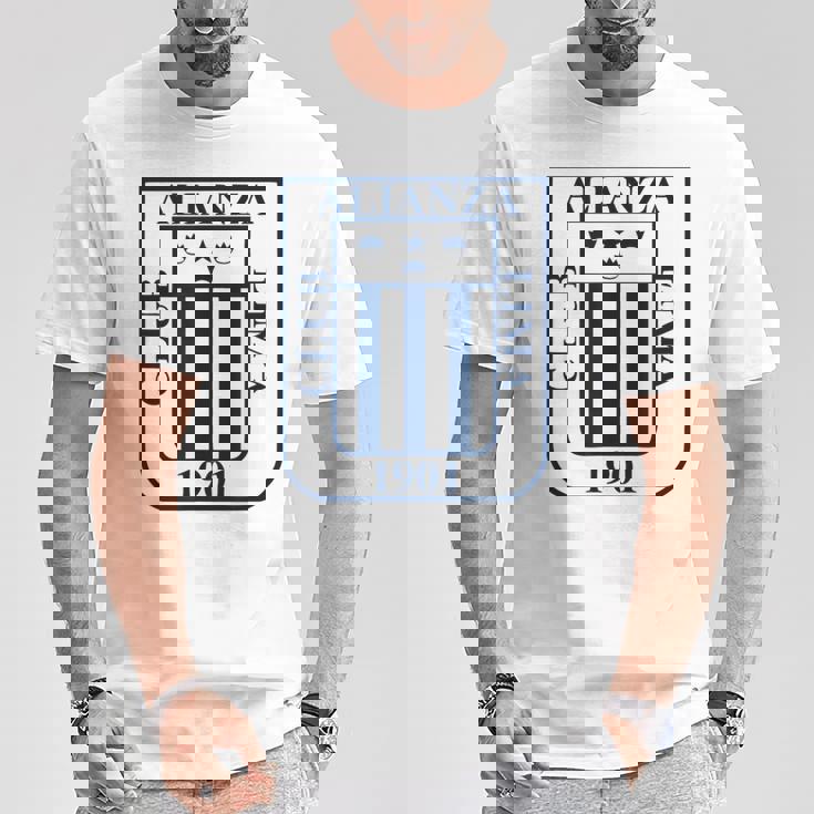 ペルーシャツ ペルー製 Alianza Lima ペルー人 メンズ レディース サッカー Tシャツ 面白い贈り物