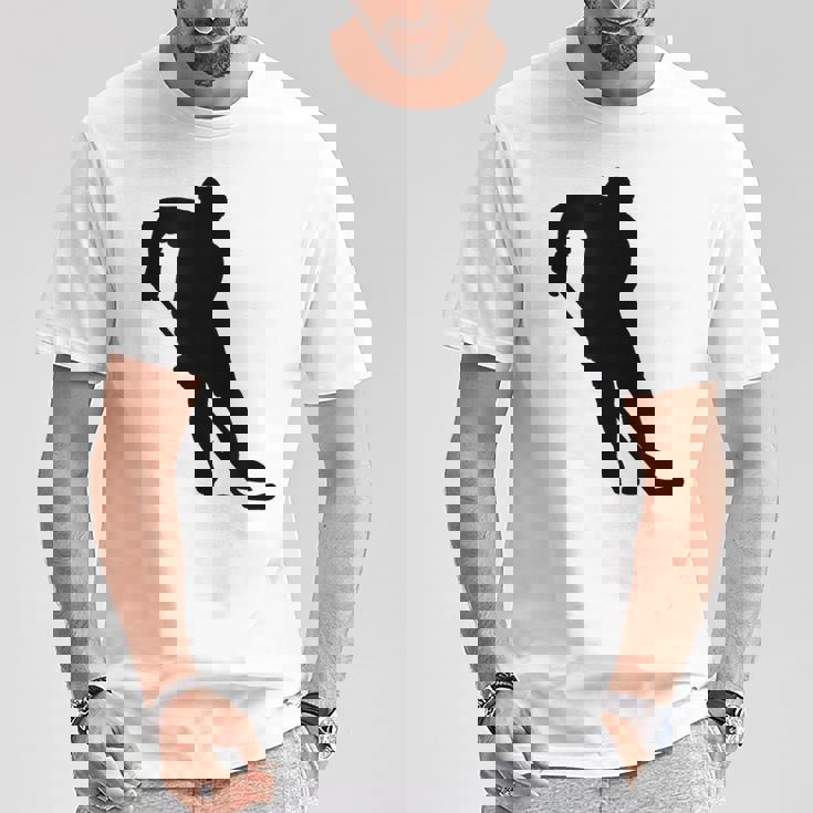 ホッケー選手 Tシャツ 面白い贈り物