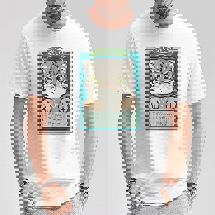マヌルネコ Pallas's Cat Tシャツ 面白い贈り物