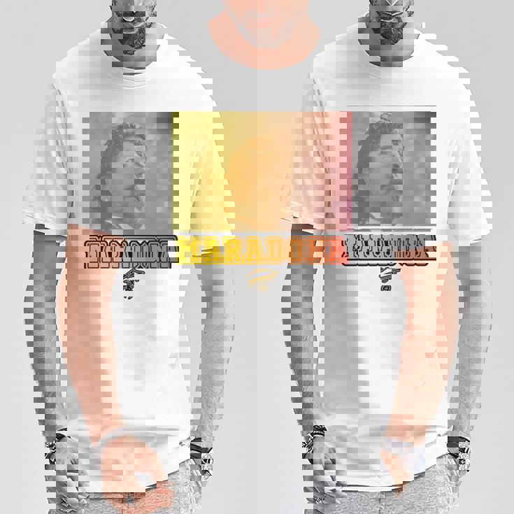 マラドーナ Dt 長袖tシャツ Tシャツ 面白い贈り物