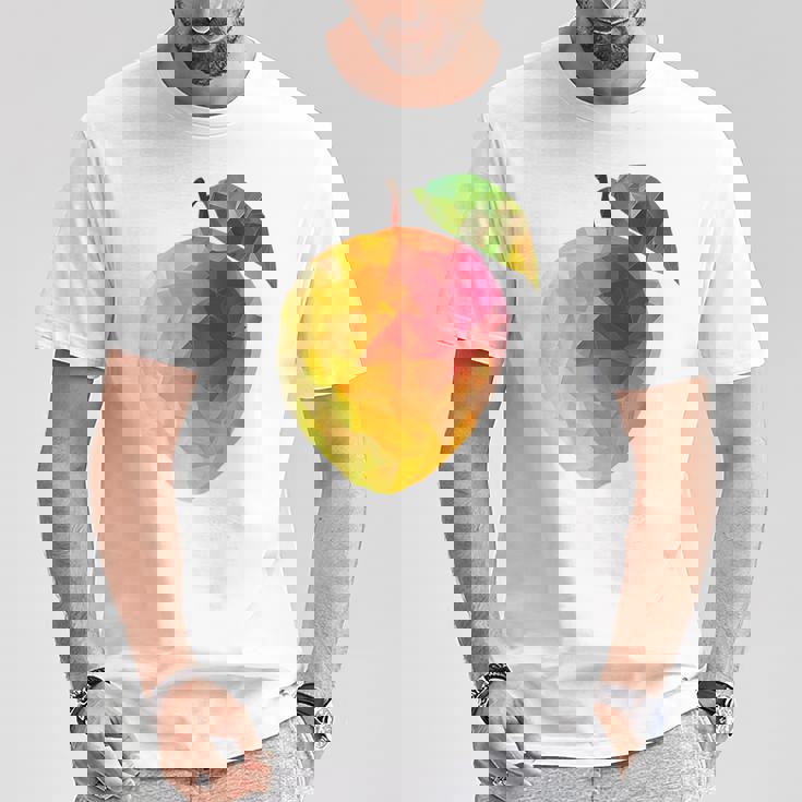 マンゴーフルーツモチーフアートマンゴー Tシャツ 面白い贈り物