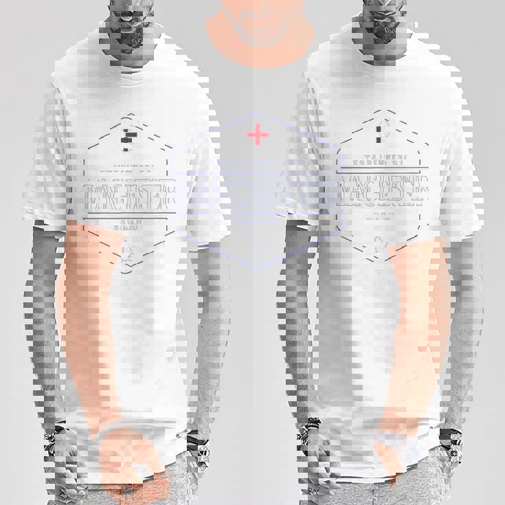 マンチェスター・イングランド Tシャツ 面白い贈り物