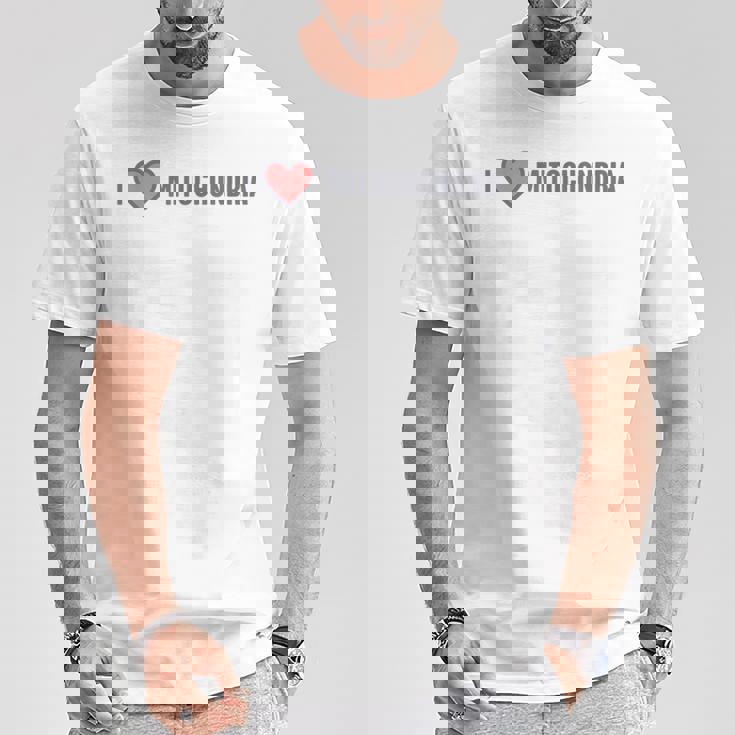 ミトコンドリア生物学教師動物細胞ミトコンドリア Tシャツ 面白い贈り物