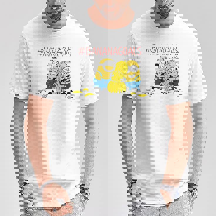 ミニオン Bananagoals Tシャツ 面白い贈り物