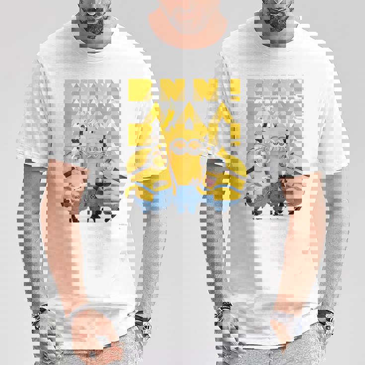 ミニオン Banana×4 Tシャツ 面白い贈り物