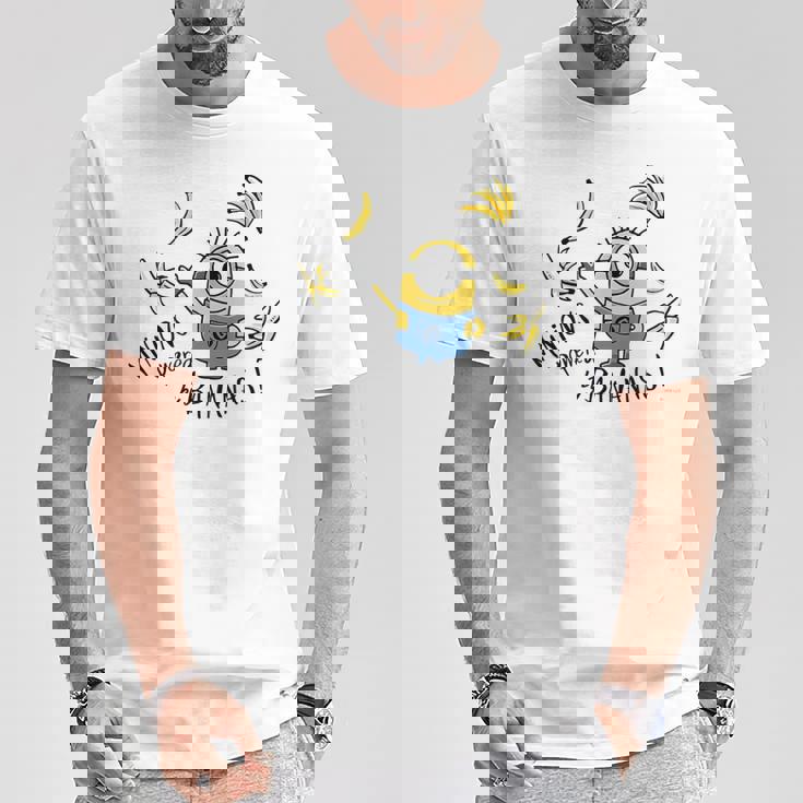 ミニオン Powered By Bananas Tシャツ 面白い贈り物
