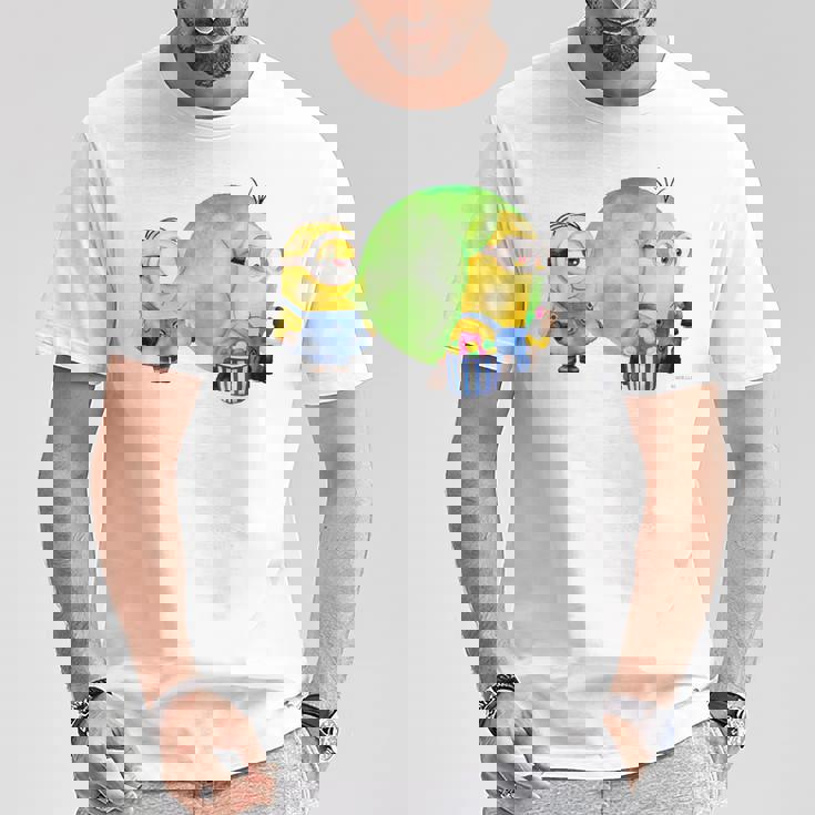 ミニオン Water Colorballoongum Green Tシャツ 面白い贈り物