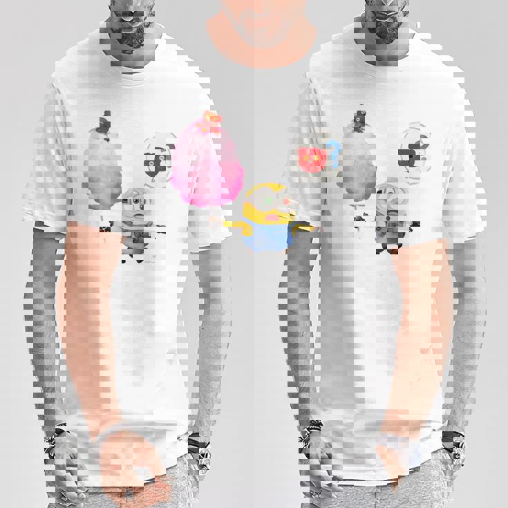 ミニオン Water Colorcotton Candy Bob Tシャツ 面白い贈り物