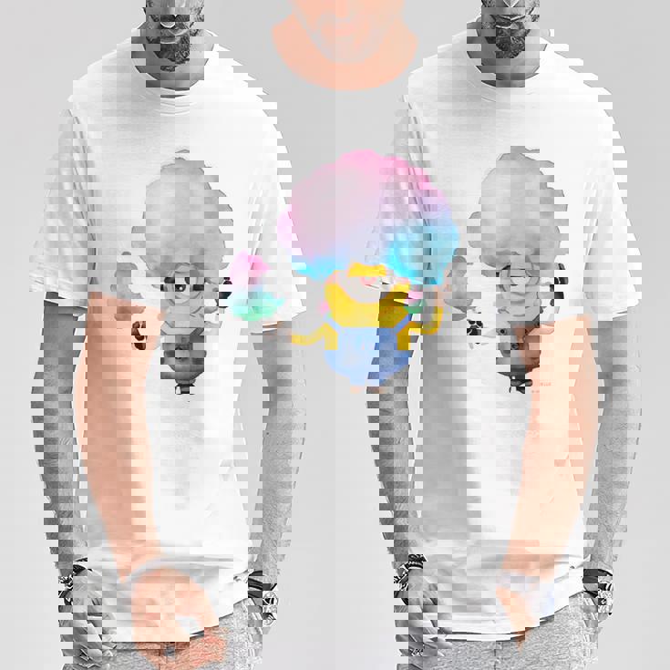 ミニオン Water Colorcotton Candytuart Tシャツ 面白い贈り物