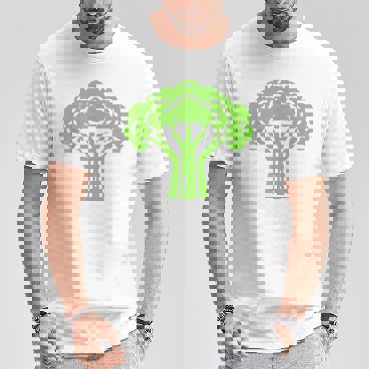 ミニマリスト かわいい ブロッコリー シンプルな野菜 ブロッコリー Tシャツ 面白い贈り物