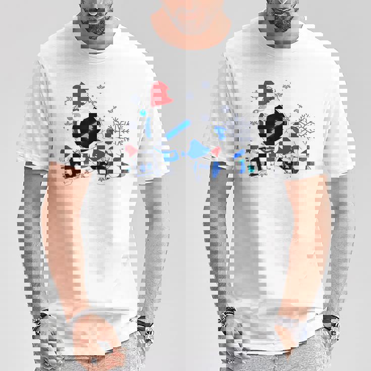 メリークリスマス アストロボット ファニースウェットシャツ Tシャツ 面白い贈り物