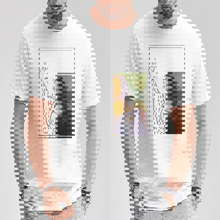 モナリザ 芸術愛好家 芸術好き 古典美術史 Tシャツ 面白い贈り物