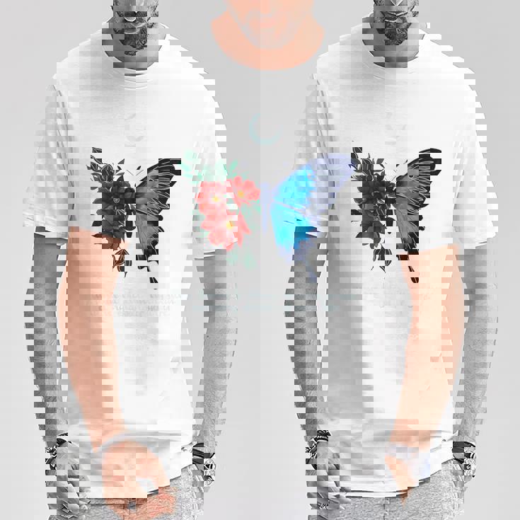 モナーク 蝶 天体 蝶 太陽 月 満ち欠け マジカル。 Tシャツ 面白い贈り物