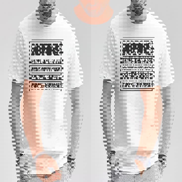 モロン Tシャツ 面白い贈り物