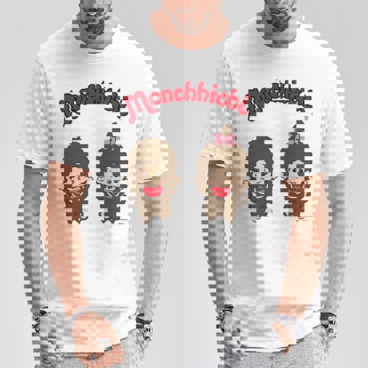 モンチッチグラフィック 長袖tシャツ Tシャツ 面白い贈り物