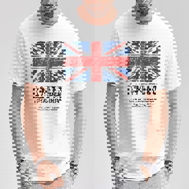ユニオンジャック 英国の国旗 グレートブリテン ロンドン Union Jack Tシャツ 面白い贈り物