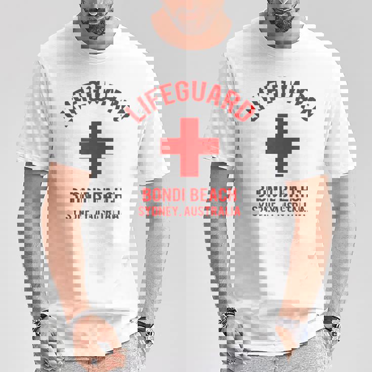 ライフガード ボンダイビーチ、シドニー、オーストラリア Tシャツ 面白い贈り物