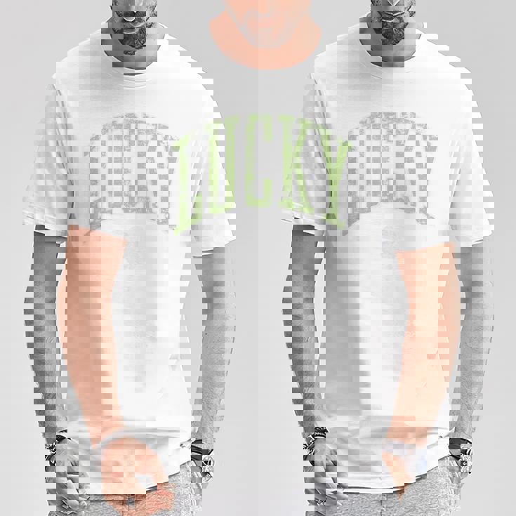 ラッキーシャムロック 四つ葉クローバー Tシャツ 面白い贈り物