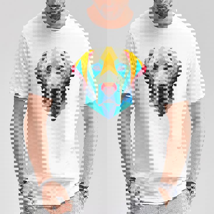 ラブラドールフェイス Tシャツ 面白い贈り物